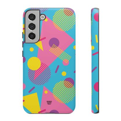 80s / 90s RETRO PATTERN LIGHT BLUE | Tough Phone Case