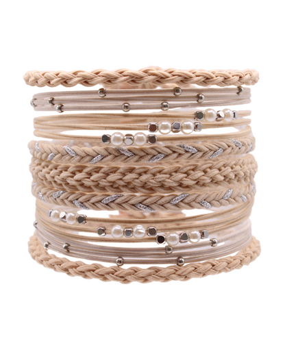 Latte Hair Tie Bracelets
