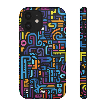 NEON GLYPHS | Tough Phone Case