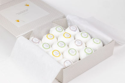 14 Handmade Bath Bombs with Essential Oils Set