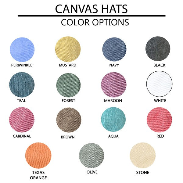 Embroidered I'd Hike That Canvas Hat