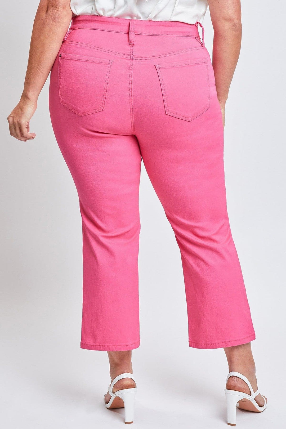 Women's Plus Hyperstretch Cropped Wide Leg Pants