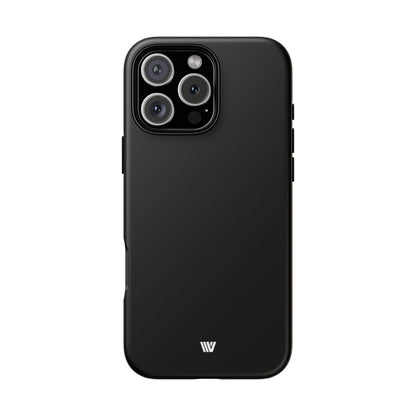 JET BLACK | Tough Phone Case