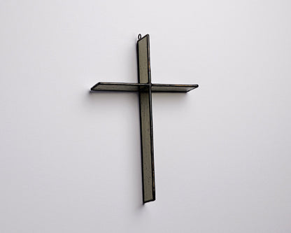 Warm Stone Cross Suncatcher
