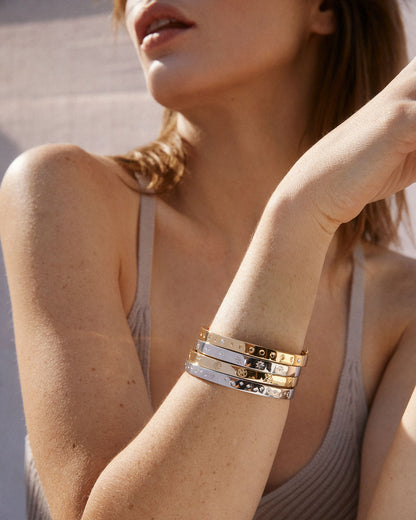 Sea Seeker Hinged Bracelet