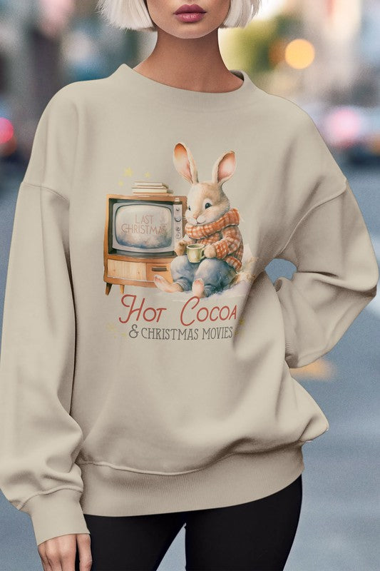 Hot Cocoa & Christmas Movies Sweatshirt