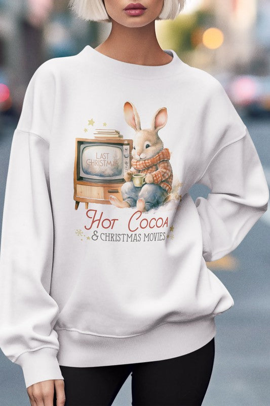 Hot Cocoa & Christmas Movies Sweatshirt