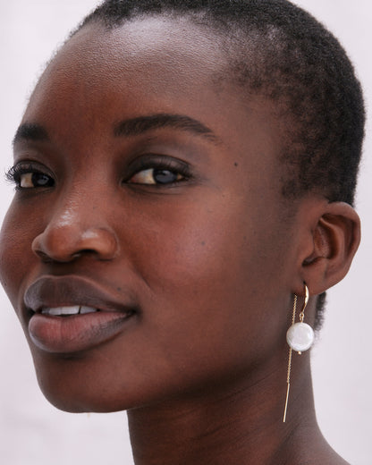 Grit Threader Earrings