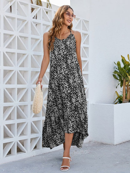 Ditsy Midi Dress