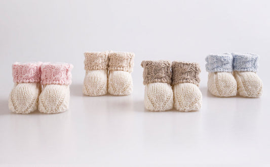 Cozy Knitted Baby Booties