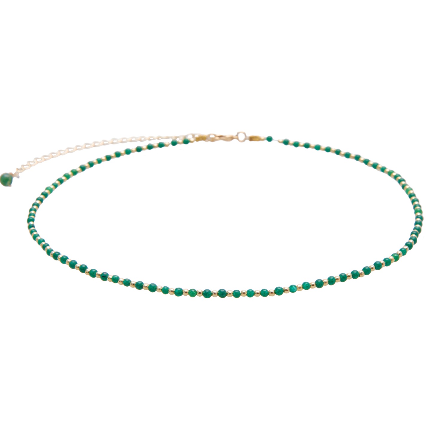 Good Fortune 2mm Metal Accent Healing Necklace