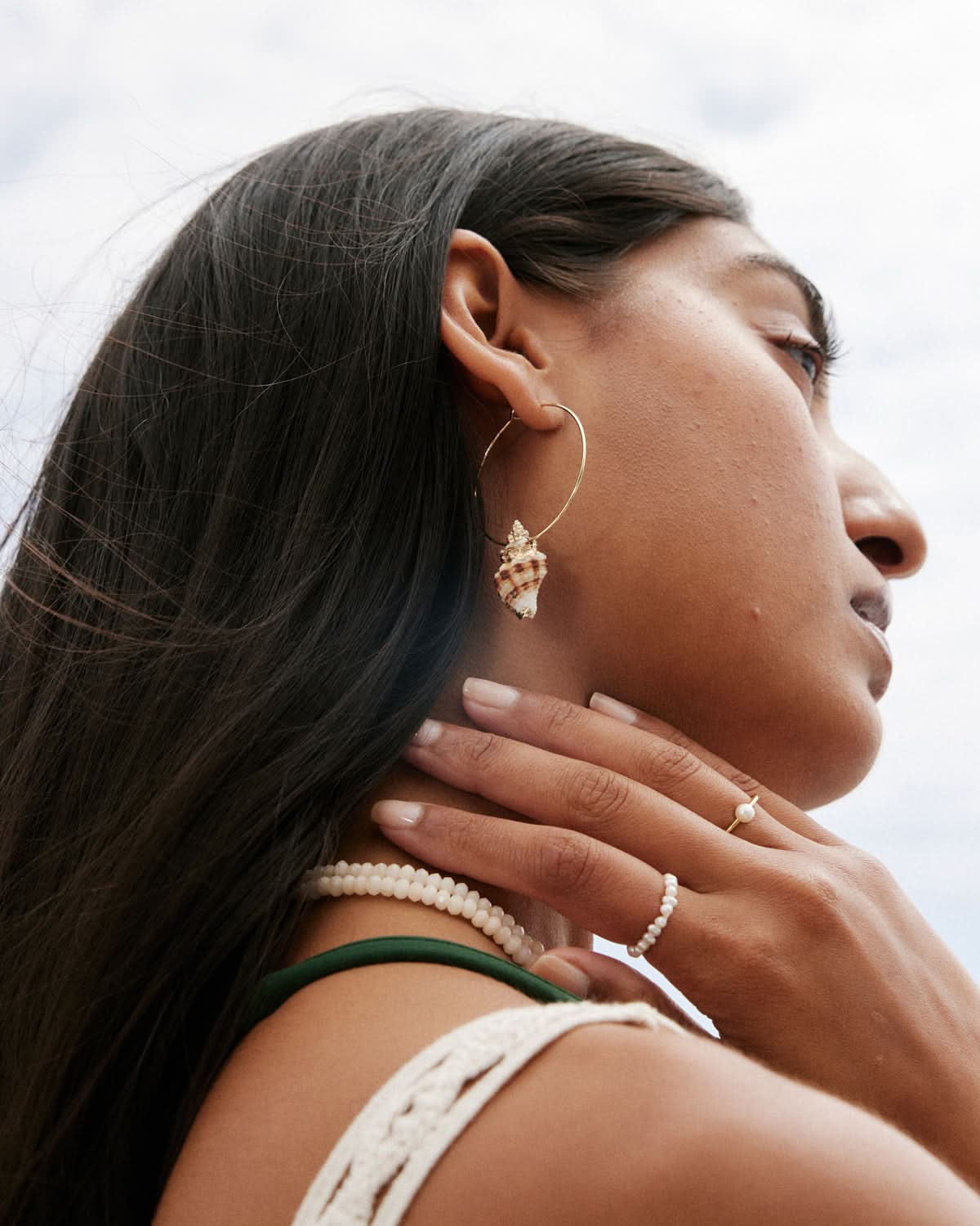 Sea Seeker Hoop Earrings