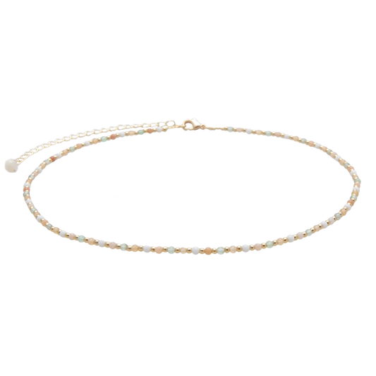 Good Fortune + Growth 2mm Necklace + Layered Bracelet Set