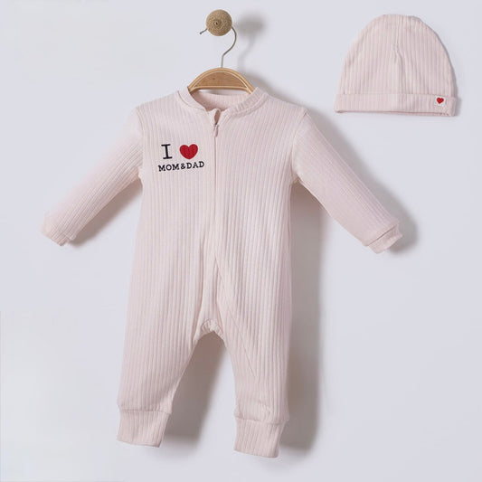 I Love Mom & Dad Onesie