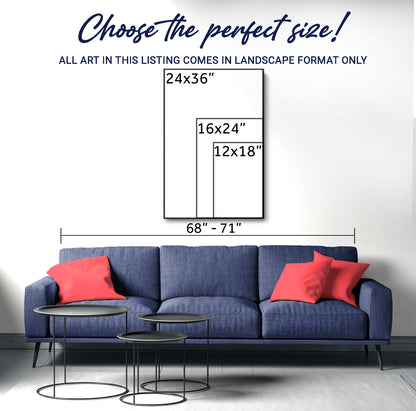 Autumn Fox Double Exposure Wall Art