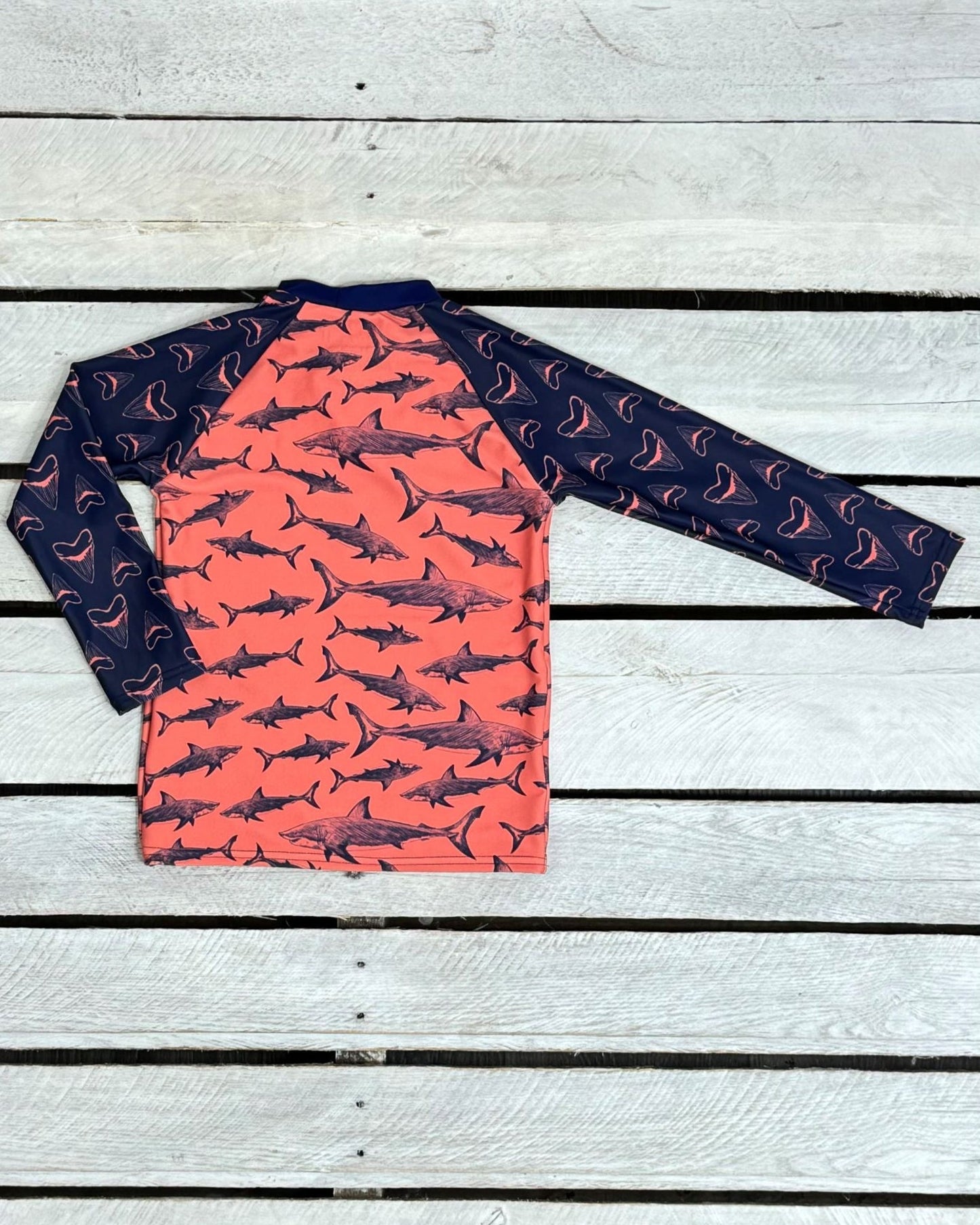 Shark Bite Long Sleeve Sun Shirt