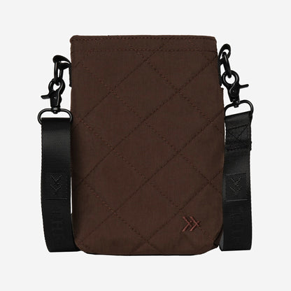 Chocolate Quilted - Phone Sling Bag