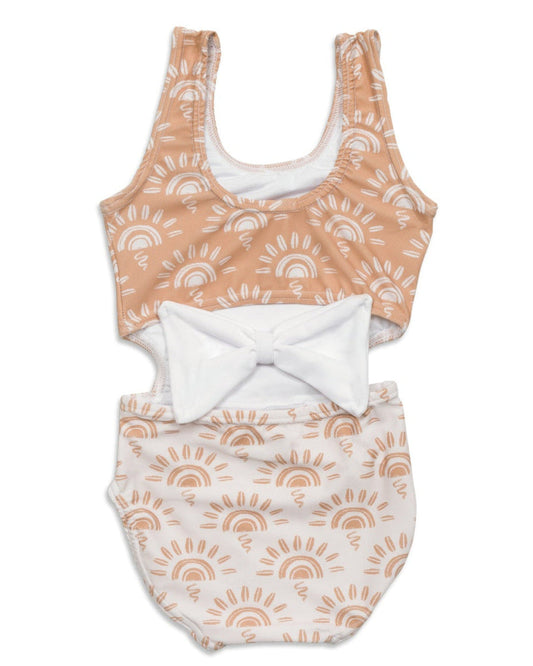 Sunny Days Cutout Swimsuit With Bow