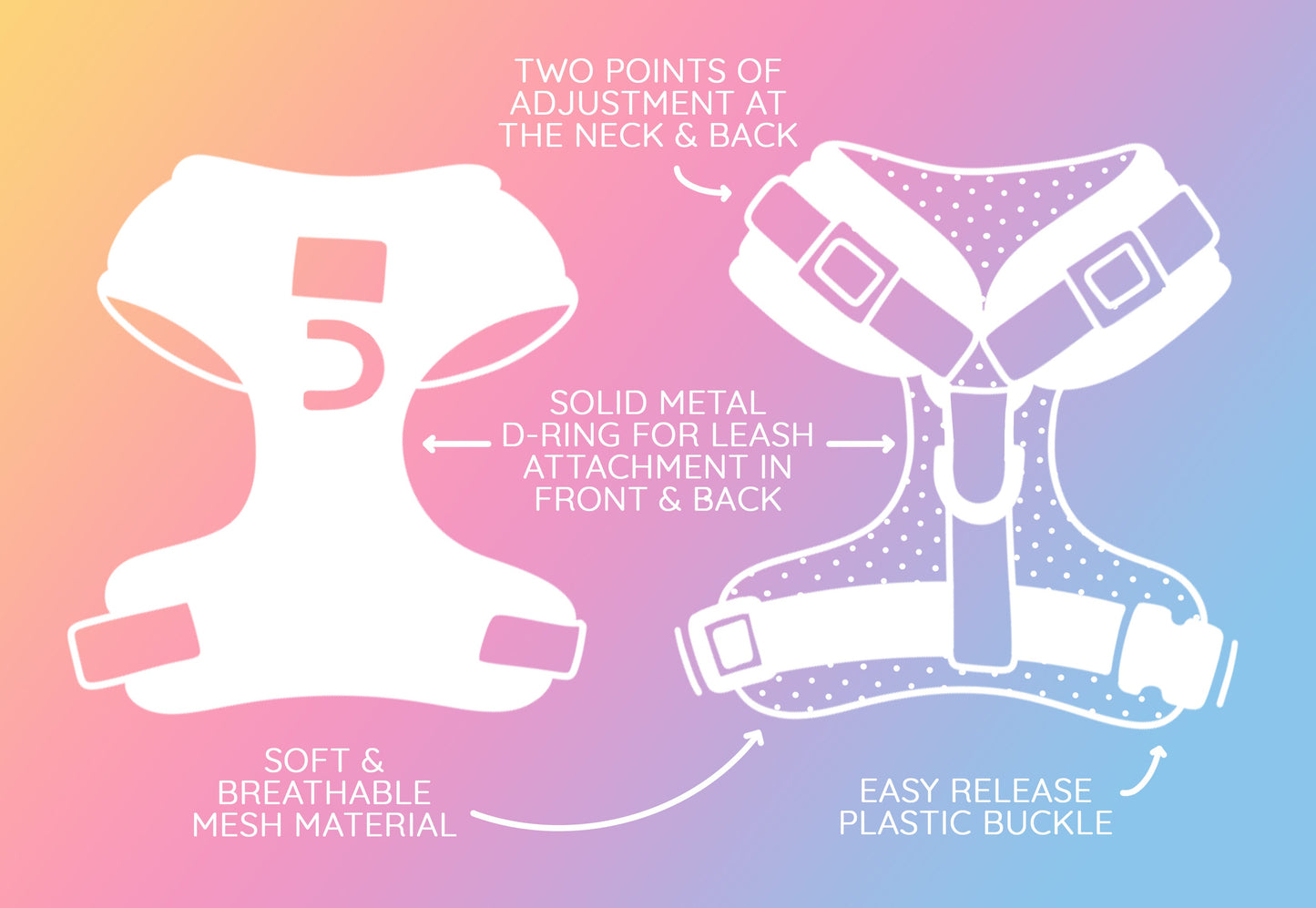 Dog Adjustable Harness - Blumond