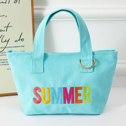 "COMING SOON" SUMMER Mini Tote With Key Ring Holder