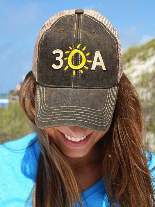 30A Applique Old Favorite Trucker Hat