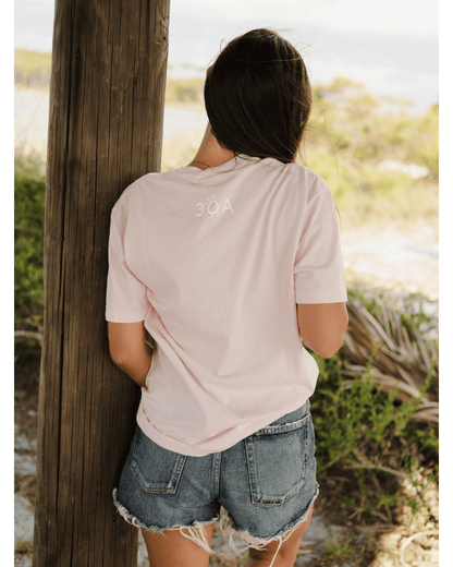 30A Beach Happy Minimalistic T-Shirt