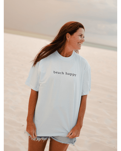 30A Beach Happy Minimalistic T-Shirt