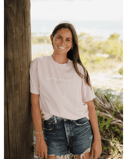 30A Beach Happy Minimalistic T-Shirt