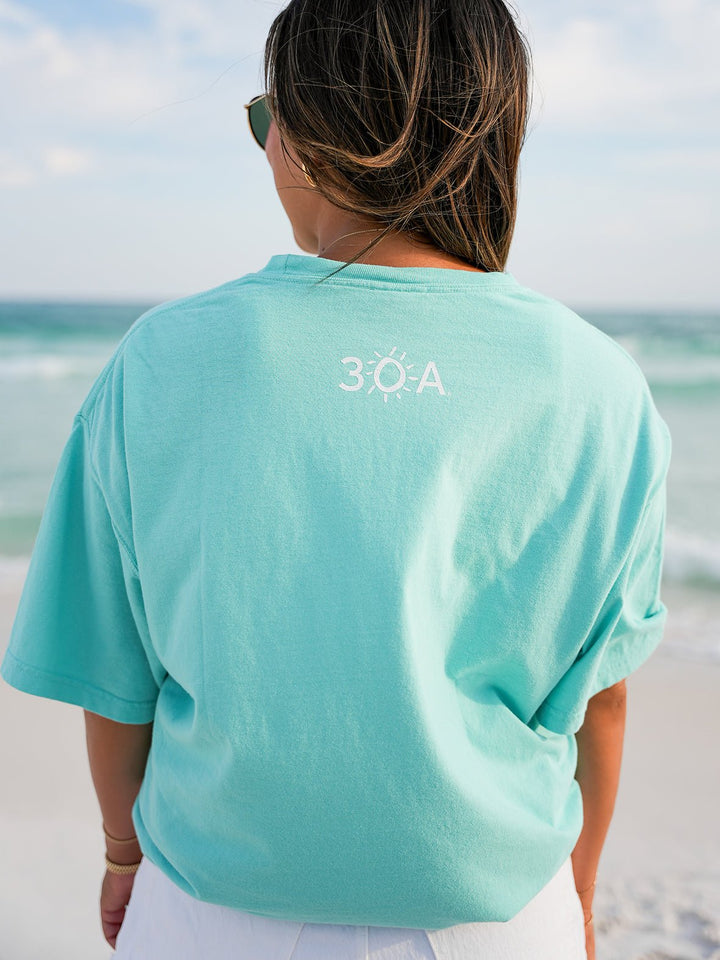 30A Beach Happy Minimalistic T-Shirt