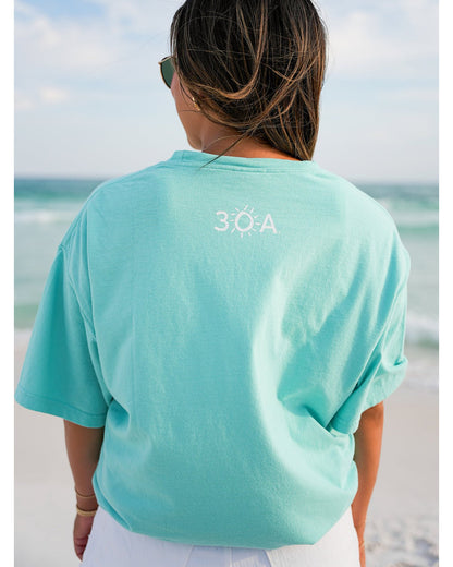 30A Beach Happy Minimalistic T-Shirt