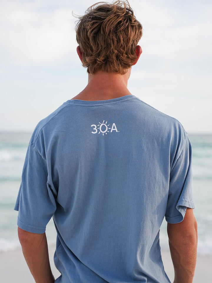 30A Beach Happy Minimalistic T-Shirt