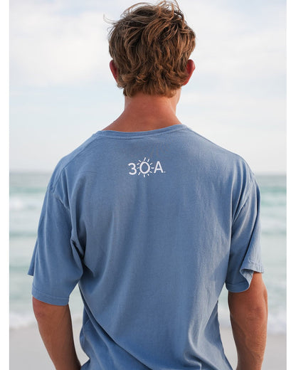 30A Beach Happy Minimalistic T-Shirt
