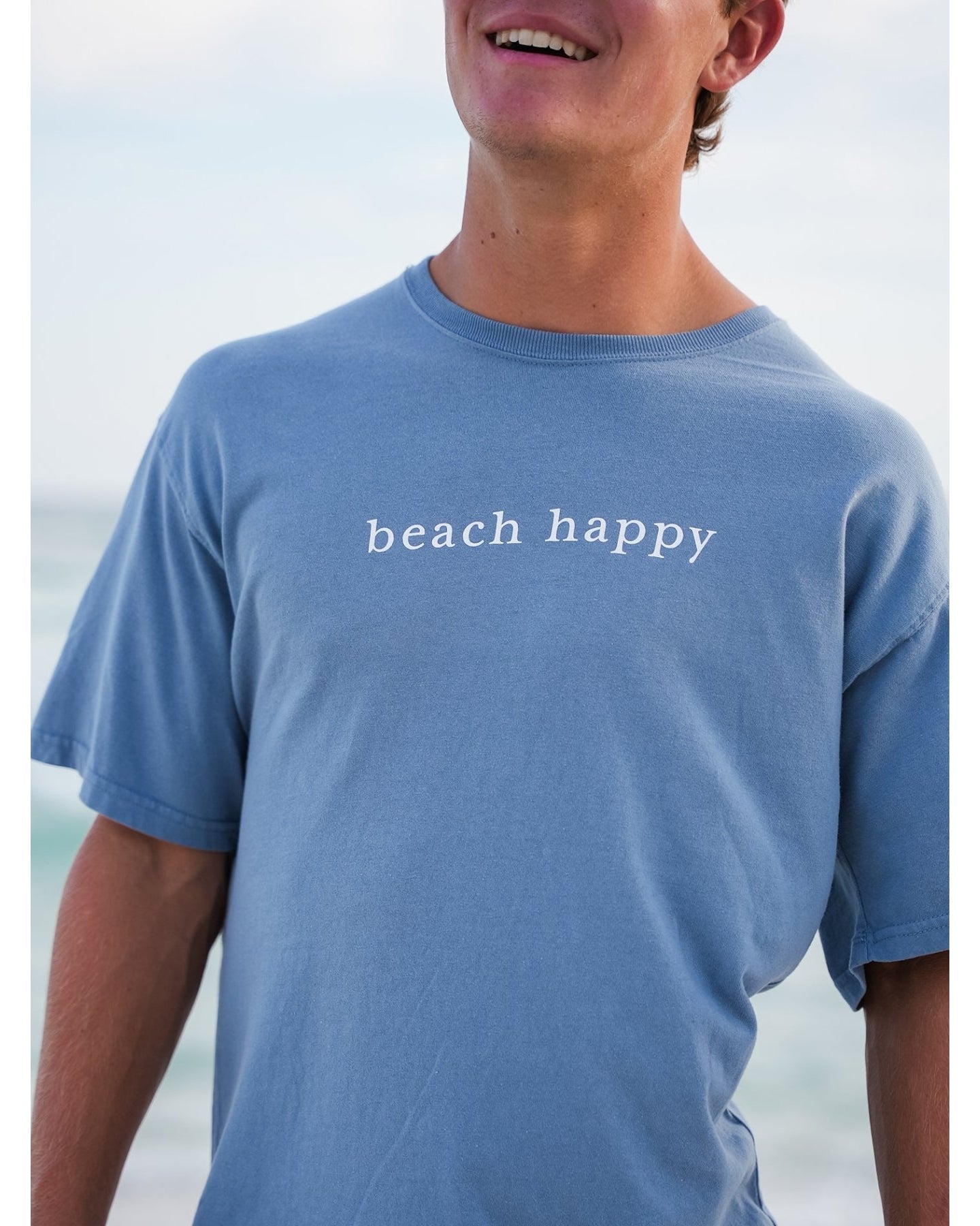 30A Beach Happy Minimalistic T-Shirt