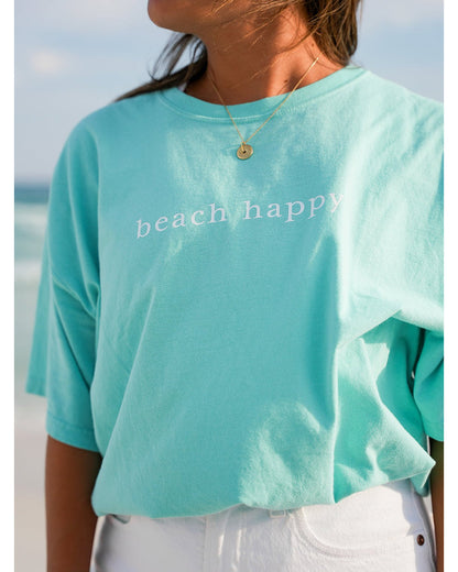 30A Beach Happy Minimalistic T-Shirt