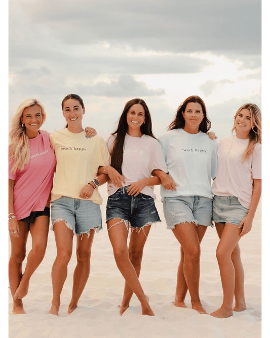 30A Beach Happy Minimalistic T-Shirt