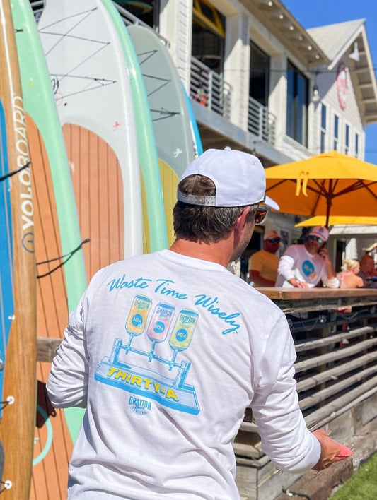 30A Beer Taps Recycled Long Sleeve T-Shirt