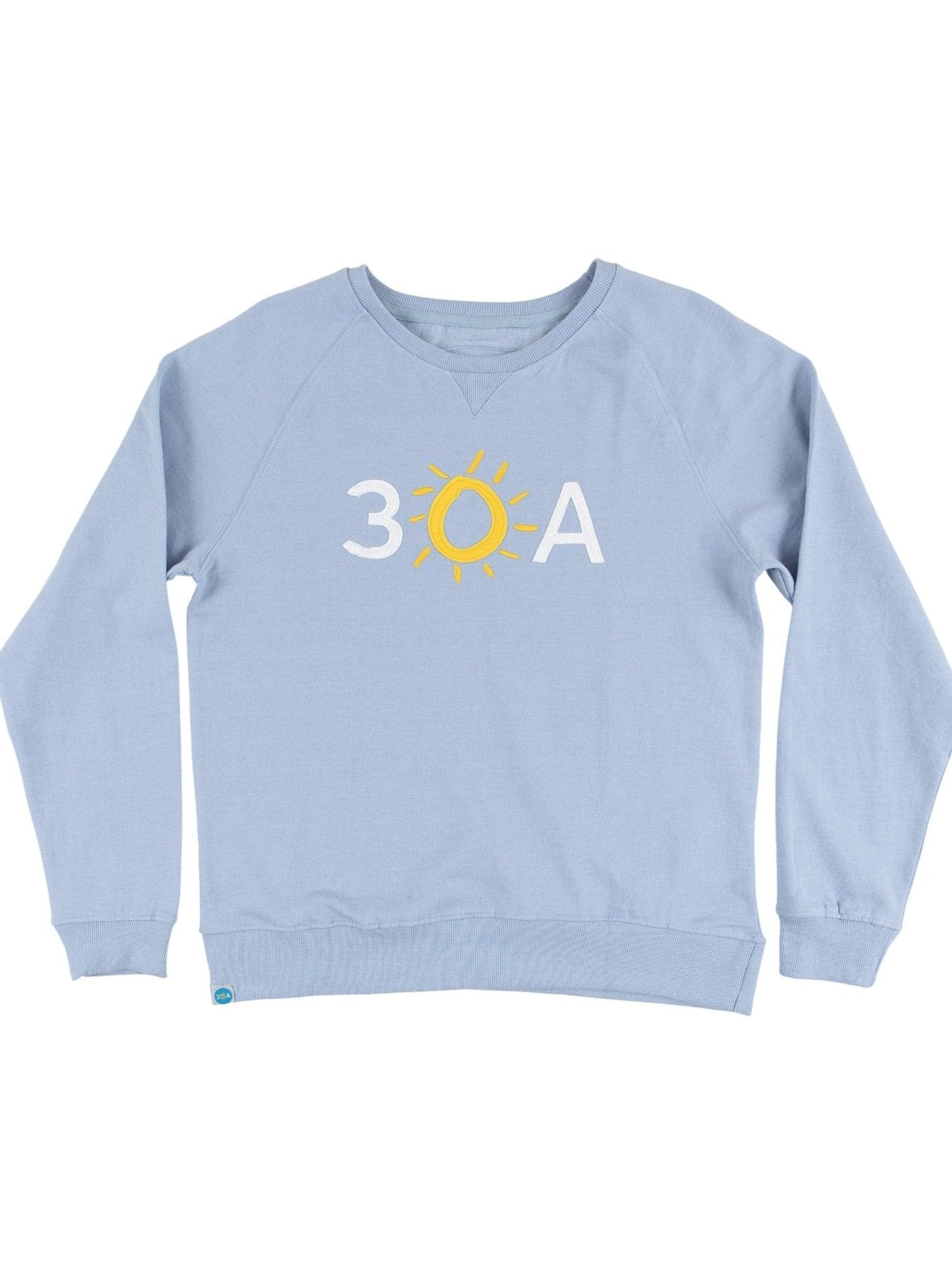 30A Block Logo Applique Recycled Sweatshirt