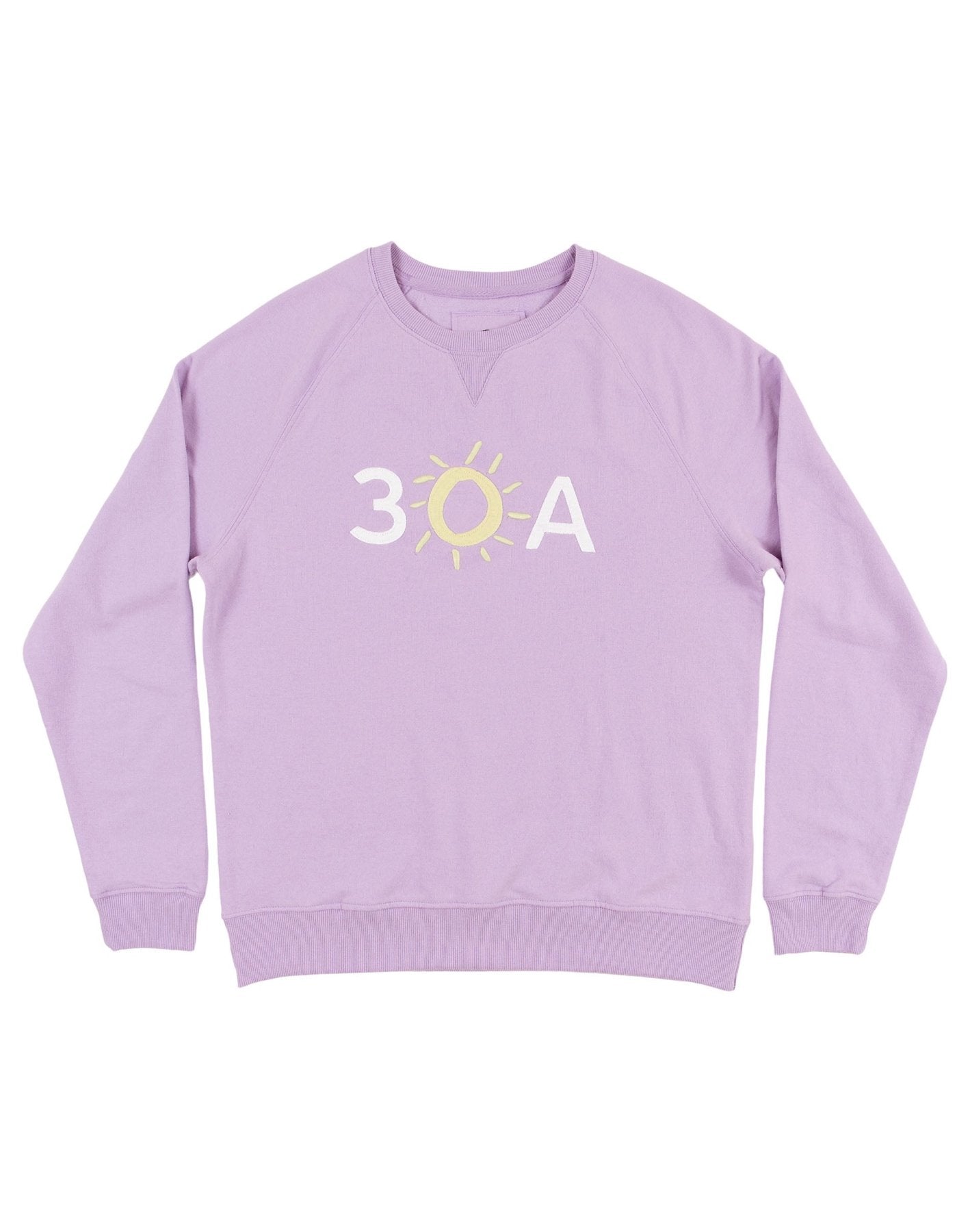 30A Block Logo Applique Recycled Sweatshirt