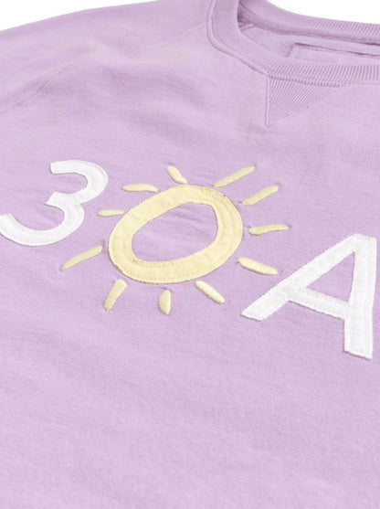 30A Block Logo Applique Recycled Sweatshirt