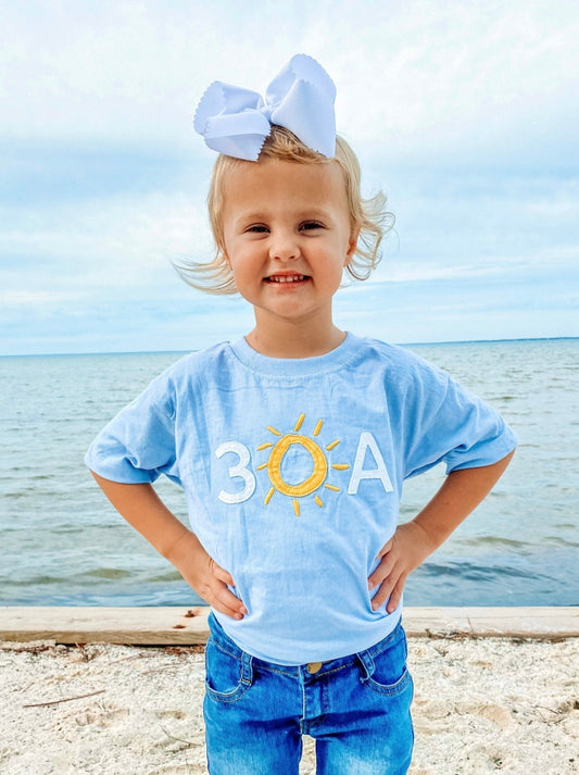 30A Block Logo Applique Youth Recycled T-Shirt