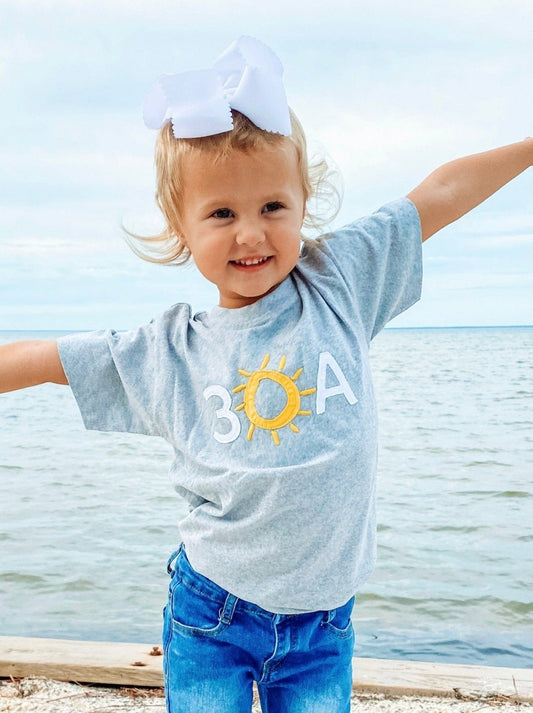 30A Block Logo Applique Youth Recycled T-Shirt