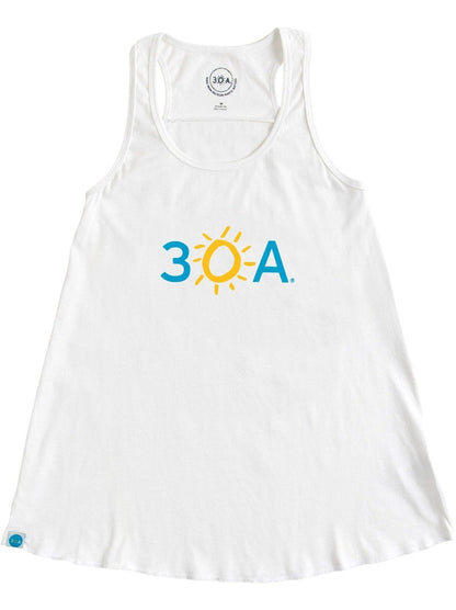 30A Block Logo Racer Recycled Tank Top