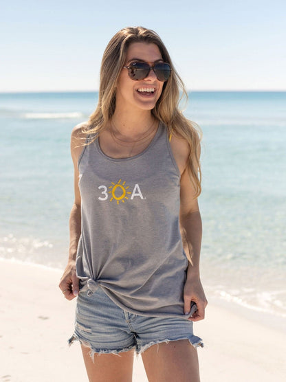 30A Block Logo Racer Recycled Tank Top