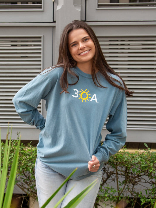 30A Logo Comfort Colors Long Sleeve T-Shirt