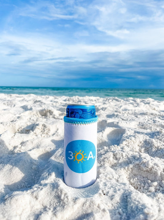 30A Logo Slim Can Cooler