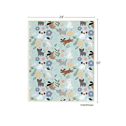 Dog Floral Pet Drying Towel