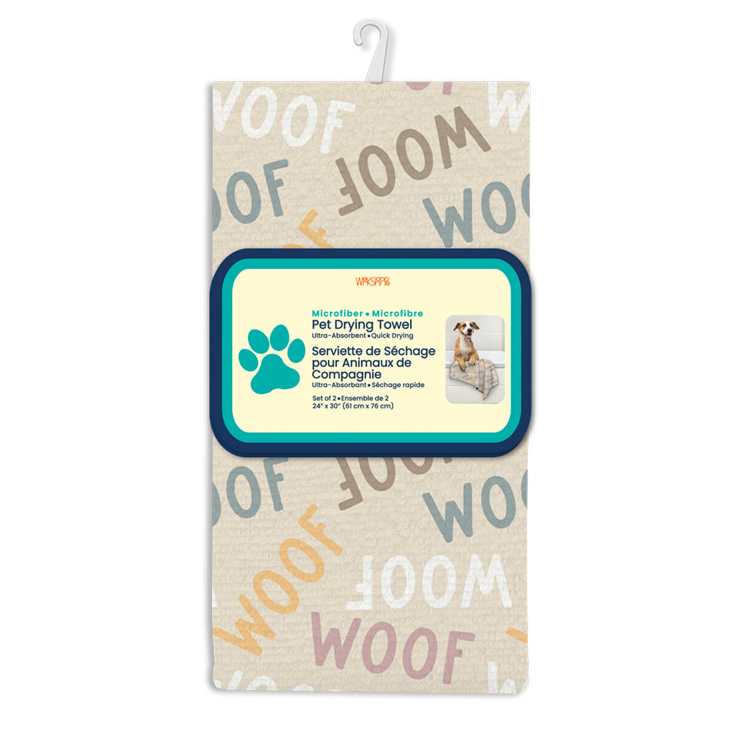 Woof Woof Pet Drying Towel
