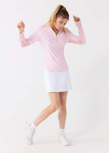 White 17" Skort
