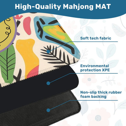 Mahjong Mat Boho Doodle And Dads Tropical Play