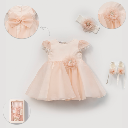 Christening Pink 3 Piece Set